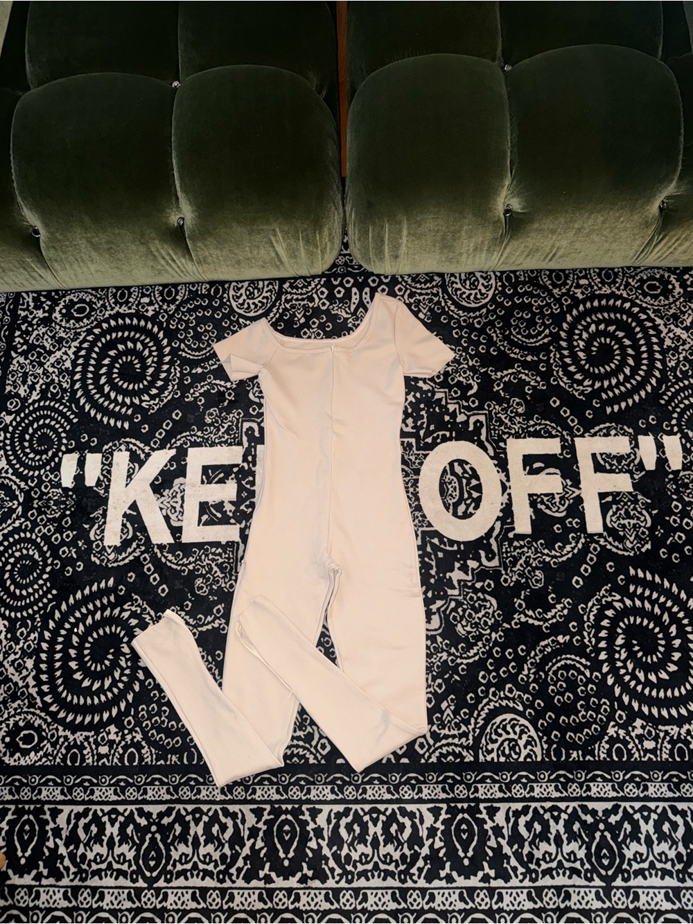 Original Matte Brand Light Tan Short Sleeve Jumpsuit Romper